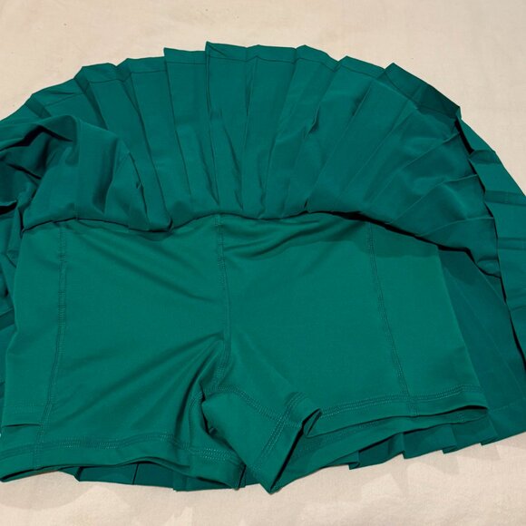 NWT FILA Women's Heritage Pleated Tennis Skirt Marine Green Small - Picture 11 of 14